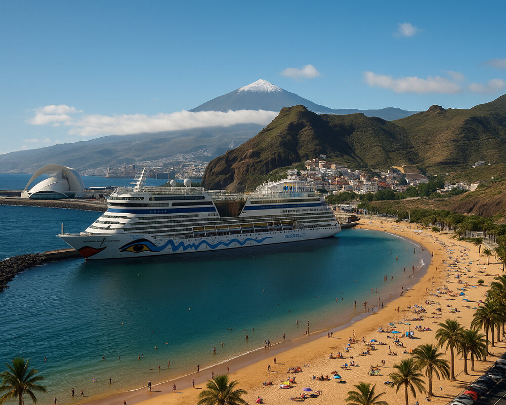 Тенерифе: вулкан Тейде и пляжи из порта Санта-Крус за один день