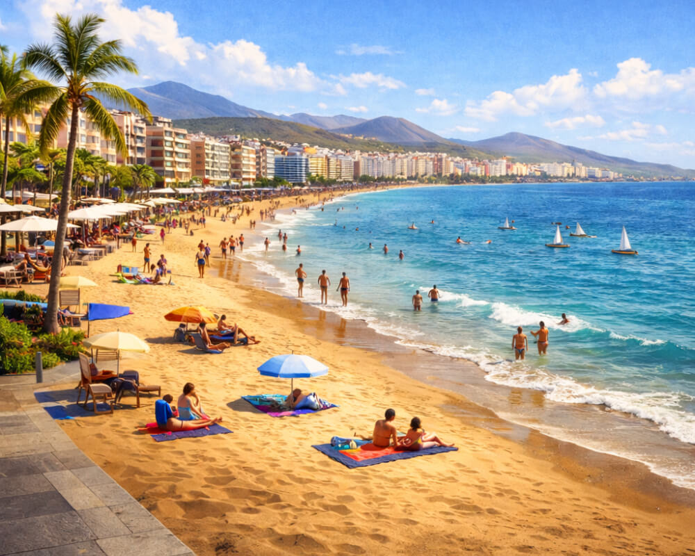 пляж Лас-Кантерас