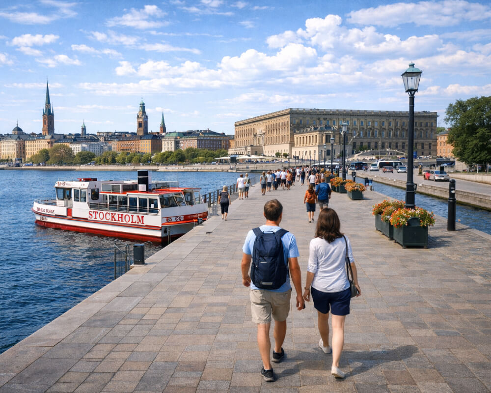 Набережная Стокгольма