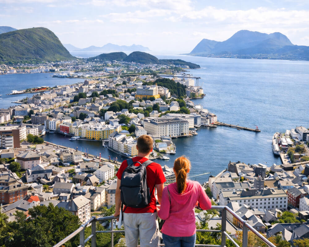 Олесунн: архитектура ар-нуво и фьорды за 5 часов