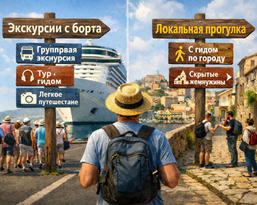 Экскурсии от круизной компании или частный гид? Честный разговор без мифов